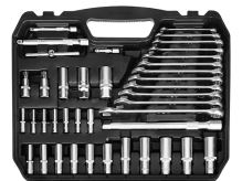 Sada nástrčných klíčů, 10-220, 220 ks, velikost 1/4, 1/2, 3/8, kufřík, NEO TOOLS (5)