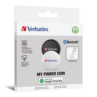 VERBATIM 32134 - Lokátor Bluetooth My Finder Coin černý a bílý (4)