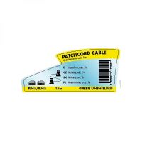 Síťový LAN kabel UTP patchcord, Cat.5e, RJ45 samec - RJ45 samec, 15 m, nestíněný, šedý, Lo (4)