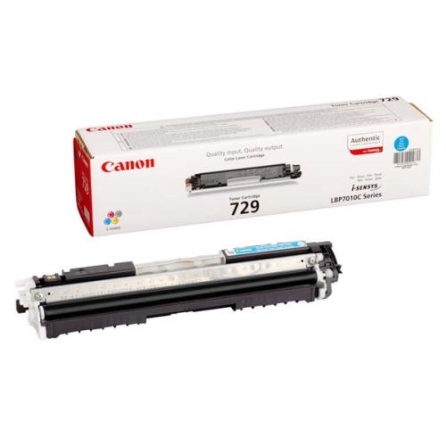 CANON originální toner CRG 729 C, 4369B002, cyan, 1000str.