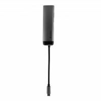 VERBATIM 49140 - USB (3.1) hub 4-port šedá délka kabelu 15cm adaptér USB C na 1x USB C, (5)