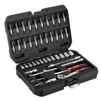 Sada nástrčných hlavic, chrom-vanadiová ocel, kufřík, Neo Tools (11)