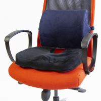 Podsedák, pod hýždě, ergonomický, černý, paměťová pěna, Powerton (1)