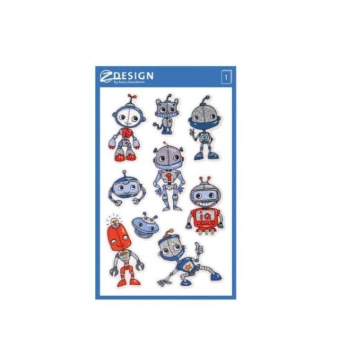 AVERY Z-DESIGN Dětské Dekorační etikety
Fólie, se třpytkami robot - 57291