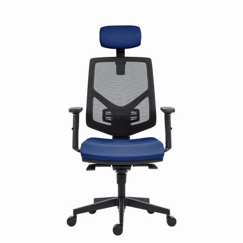 Powerton Kancelářské ergonomické křeslo Tina, Tmavě modré