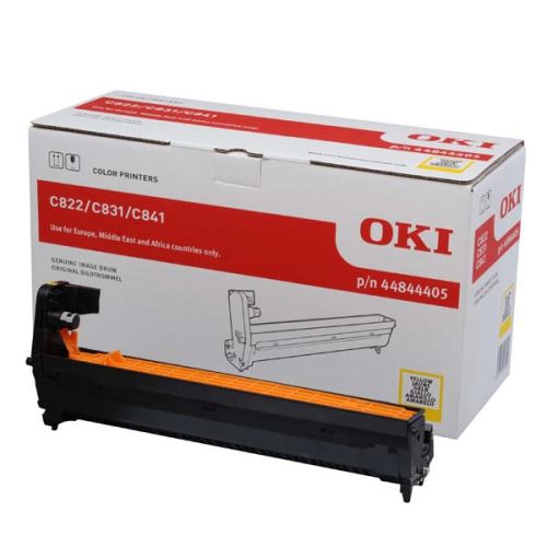 OKI originální válec 44844405, yellow, 30000str.