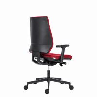 Powerton Kancelářské ergonomické křeslo Sima, Červené (3)