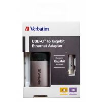 VERBATIM 49146 - USB (3.1) hub 1-port šedá délka kabelu 10cm adaptér USB C na Ethernet VERBATIM 49146 - USB (3.1) hub 1-port šedá délka kabelu 10cm adaptér USB C na Ethernet