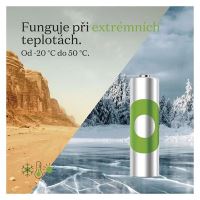 Nabíjecí baterie, AA (HR6), 1.2V, 2100 mAh, GP, papírová krabička, 2-pack, ReCyko (9)