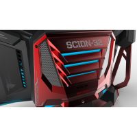 E-blue Tower Monitor, Scion 32, 32", FullHD (1920x1080), 144Hz, červený, DOPRODEJ (6)