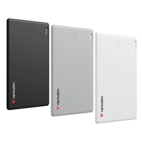 VERBATIM 32141 - Lokátor Bluetooth My Finder Card černý stříbrný a bílý
