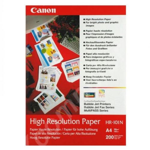 Canon High Resolution Paper, HR-101 A4, foto papír, speciálně vyhlazený, 1033A001, bílý, A