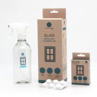 Čisticí sada Powerton Eco, 500ml, láhev s rozprašovačem + 6 ks tablet (3 litry), okna, skl (5)