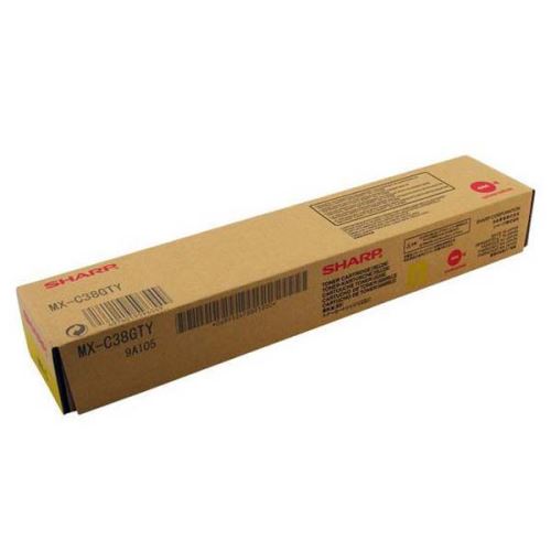 SHARP originální toner MX-C38GTY, yellow, 10000str.