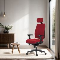 Powerton Kancelářské ergonomické křeslo Jana, Červené (6)