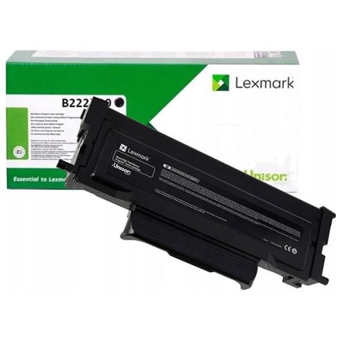 LEXMARK originální toner B222H00, black, 3000str., high capacity, return