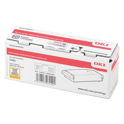 OKI originální toner 09006129, yellow, pro OKI C650DN, 6000str.