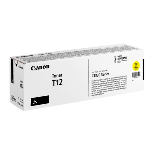 CANON originální toner T12 Y, 5095C006, yellow, 5300str.