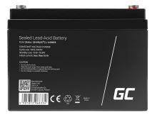 Green Cell bezúdržbová baterie AGM VRLA 12V 28Ah pro lodě, invalidní vozíky, hračky a kolo Green Cell bezúdržbová baterie AGM VRLA 12V 28Ah pro lodě, invalidní vozíky, hračky a kolo