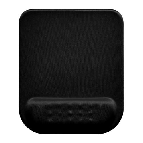 Podložka pod myš a zápěstí, Powerton Ergoline Dark Edition, ergonomická, černá, pěnová, Po