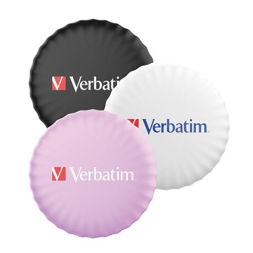 VERBATIM 32135 - Lokátor Bluetooth My Finder Coin černý bílý a růžový