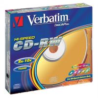 VERBATIM 43167 - CD-RW SERL High-Speed Colour 5-pack 700MB 12x 80min. 12cm bez možno VERBATIM 43167 - CD-RW SERL High-Speed Colour 5-pack 700MB 12x 80min. 12cm bez možno