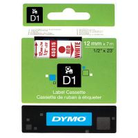 DYMO 45015, S0720550, červený tisk/bílý podklad, 7m, 12mm, D1 (2)