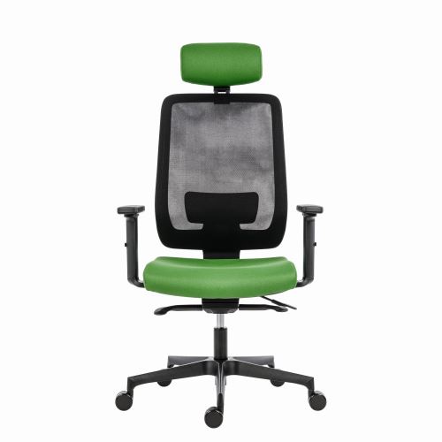 Powerton Kancelářské ergonomické křeslo Lucie, Zelené