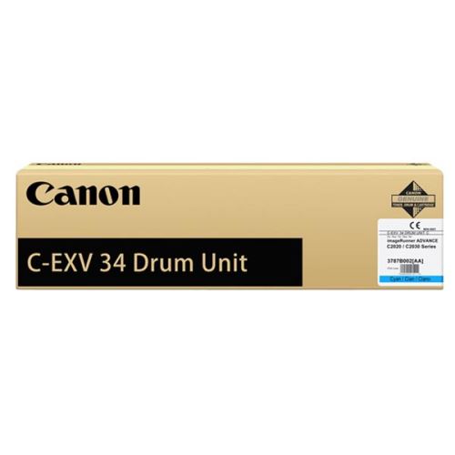 CANON originální válec C-EXV34 C, 3787B003, cyan, 36000str.