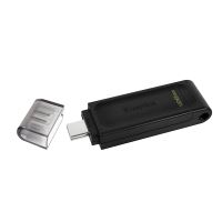 Kingston USB flash disk, USB 3.0, 128GB, DataTraveler 70, černý, DT70/128GB, USB C (3)
