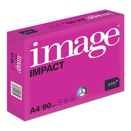 Xerografický papír Image, Impact A4, 90 g/m2, bílý, 500 listů