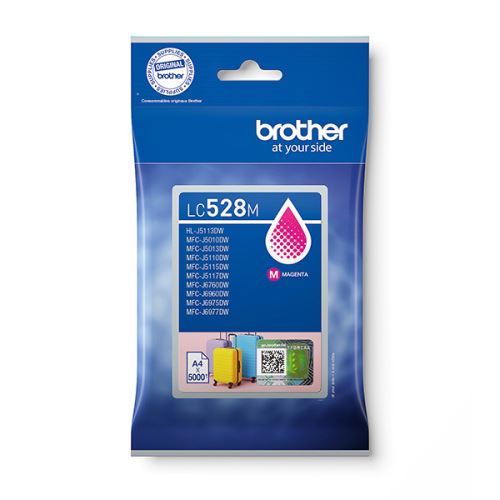 Brother originální ink LC-528M, magenta, 5000str.