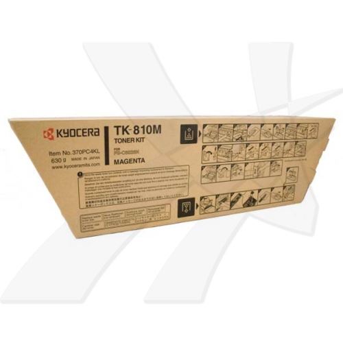 KYOCERA originální toner TK810M, 370PC4KL001, magenta, 20000str.
