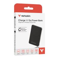 VERBATIM 32225 - 5000mAh power banka s bezdrátovým nabíjením 5V nabíjení telefonu mag (3)