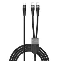 Verbatim USB-C kabel samec USB-C to Dual USB-C - 100W, 1,5m, černý, box, 30279 Verbatim USB-C kabel samec USB-C to Dual USB-C - 100W, 1,5m, černý, box, 30279