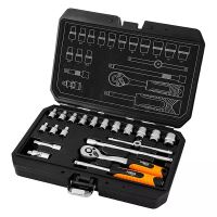 Sada nástrčných klíčů, 10-230, 20 ks, velikost 1/4, kufřík,, NEO TOOLS (1)