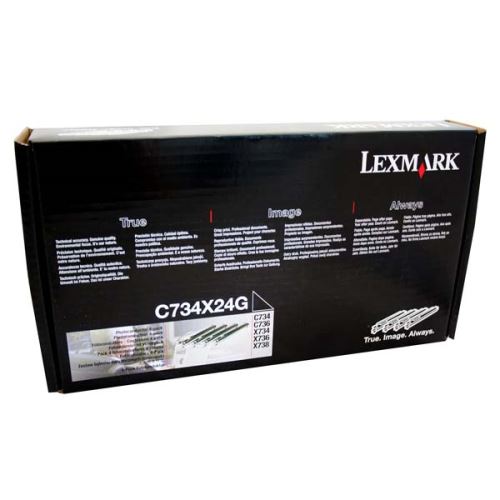 LEXMARK originální válec C734X24G, CMYK, 80000 (4x20000)str., 4 ksks