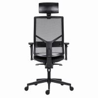 Powerton Kancelářské ergonomické křeslo Marie, Černé (4)