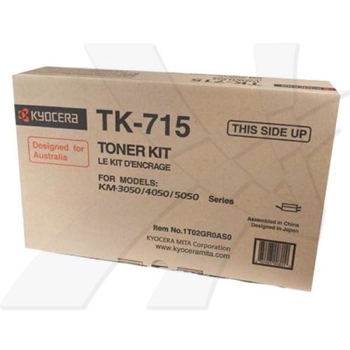 KYOCERA originální toner TK715, 1T02GR0EU0, black, 34000str.