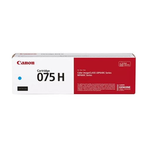 Canon originální toner 075 H C, 6368C002, cyan, 2500str., high capacity