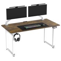 Pracovní stůl, elektricky nastavitelná výška, 160x75 cm, 72-118 cm, UPLIFT, s XXL podložko (1)