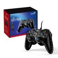 Gamepad Genius GX Gaming GX-17UV, 17tl., USB/PS3, černý (1)