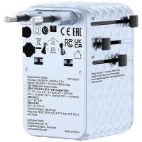 VERBATIM 30192 - Cestovní adaptér univerzální Charge ,n Travel 2x USB-C 2X USB-A + 1x inte (3)