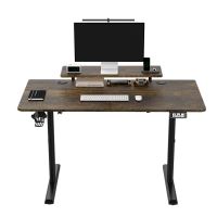 Pracovní stůl, elektricky nastavitelná výška, 120X60 cm, 72-117 cm, HIGHLANDER BROWN, hněd (2)