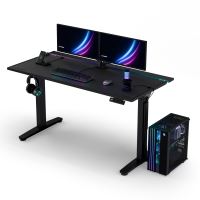 ULTRADESK Herní stůl VORTEX, 140,5x70cm, 72-122cm, černý ULTRADESK Herní stůl VORTEX, 140,5x70cm, 72-122cm, černý