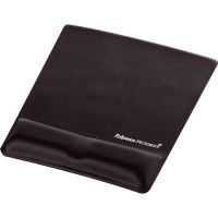 Podložka pod myš a zápěstí Fellowes Health-V, ergonomická, pěnová, černá, 1.9-3.5 cm, Fell (1)