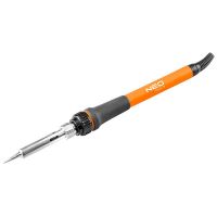 Pájecí stanice 60W, NEO TOOLS LCD displej, ochrana heslem, automatické vypnutí, oranžová (3)