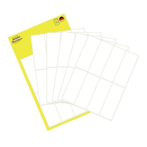 AVERY Univerzální etikety na ruční popis, 50x19 mm, 48 etiket, bílé - 3079