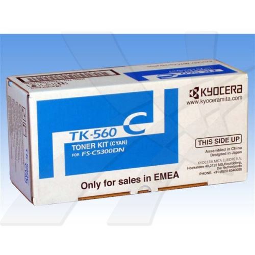 KYOCERA originální toner TK560C, 1T02HNCEU0, cyan, 10000str.