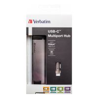 VERBATIM 49141 - USB (3.1) hub 5-port šedá délka kabelu 15cm adaptér USB C na USB C 1x VERBATIM 49141 - USB (3.1) hub 5-port šedá délka kabelu 15cm adaptér USB C na USB C 1x